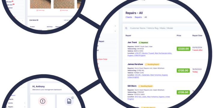 Fleet repair management portal